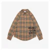BBry Check Letter Detail Shirt