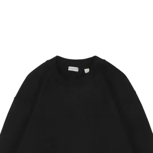 BBry Equestrian Knight Stripe Panel Sweatshirt Black