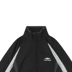 Balenciaga Black Green White Paneled Jacket