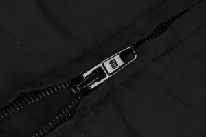 Balenciaga Black Green White Paneled Jacket Zipper end