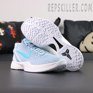 Caitlin Clark x Zoom Kobe 6 Protro 'Light Armory Blue'