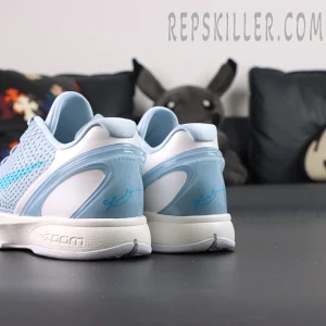 Caitlin Clark x Zoom Kobe 6 Protro 'Light Armory Blue' Heels