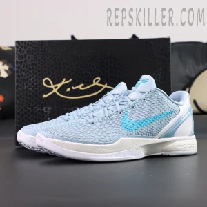 Caitlin Clark x Zoom Kobe 6 Protro 'Light Armory Blue'