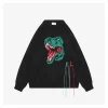 Charil Lucian Dinosaur Jacquard Knit Sweater