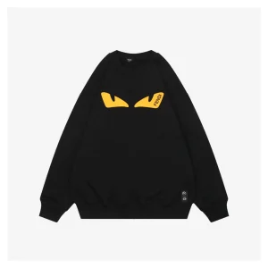 F Monster Eyes Crewneck Sweatshirt