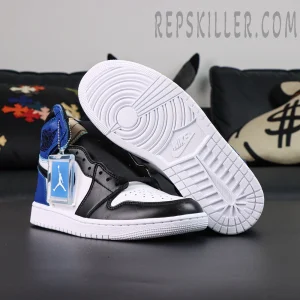 Fragment Design x Union LA x Air Jordan 1 Retro High OG ‘Sport Royal’ side profile with outsole facing front