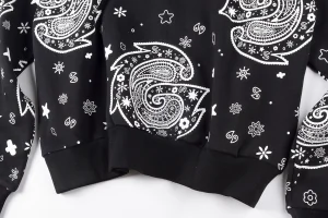 Glo Gang Black Bandana Full-Zip Spiked Hoodie2