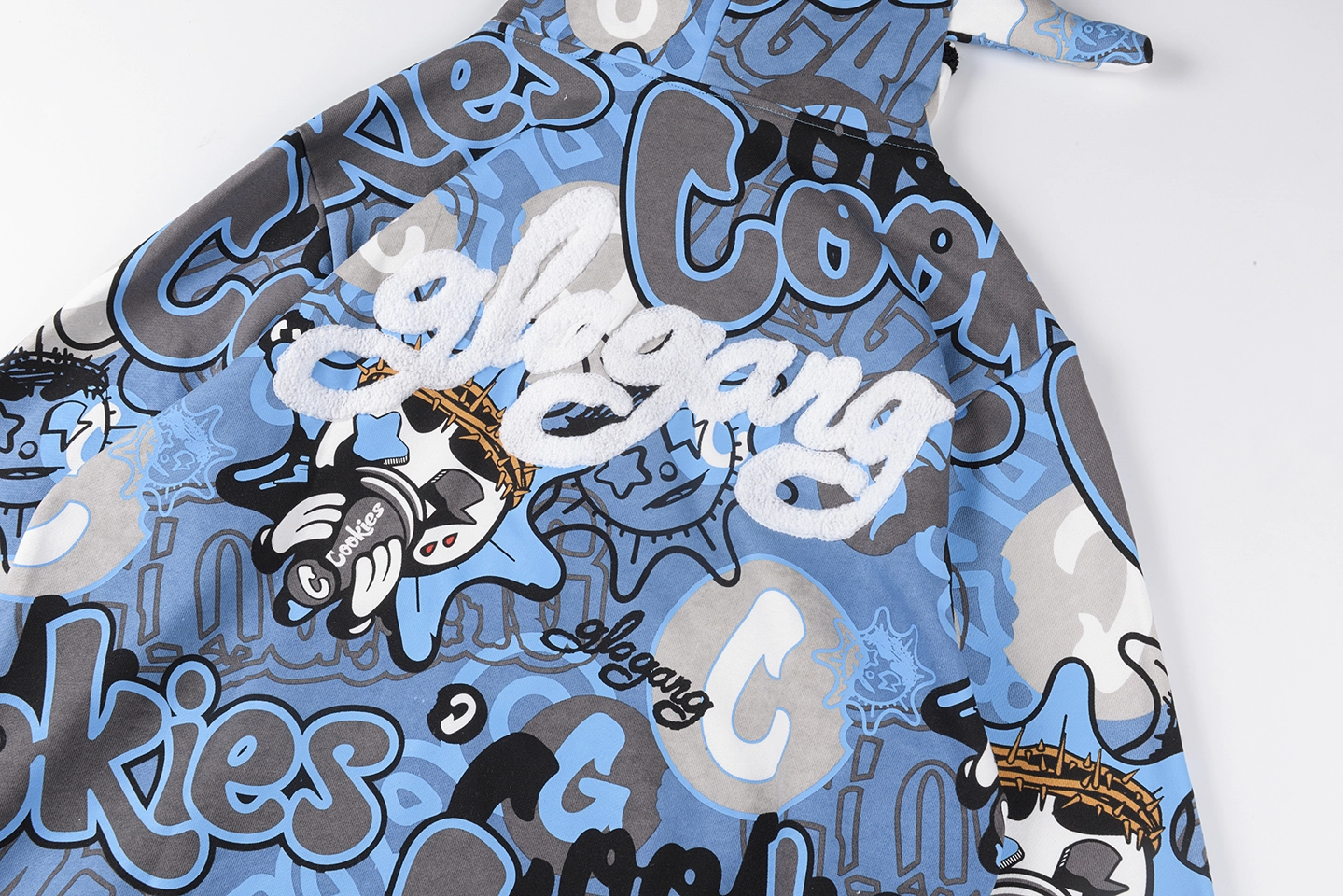 Glo Gang Blue Cookie Graphic Full-Zip Hoodie2