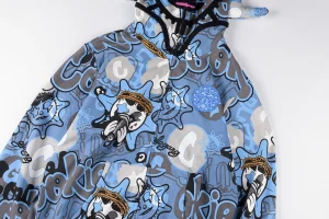 Glo Gang Blue Cookie Graphic Full-Zip Hoodie3
