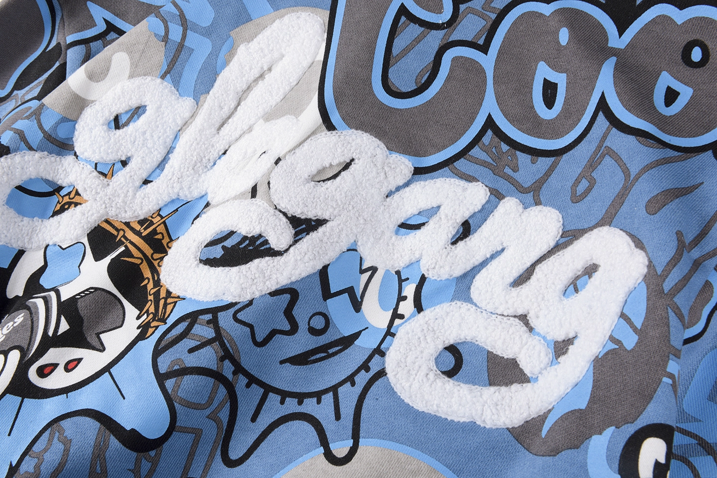 Glo Gang Blue Cookie Graphic Full-Zip Hoodie9