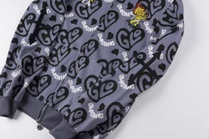 Glo Gang Cupid Heart Graphic Full Zip Hoodie15