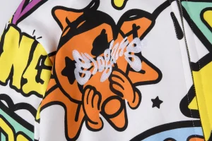 Glo Gang Full-Zip Graffiti Masked Hoodie8