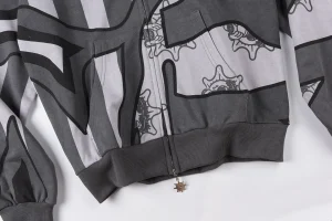 Glo Gang Glory Boyz Stripe Mask Full-Zip Hoodie13
