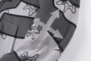 Glo Gang Glory Boyz Stripe Mask Full-Zip Hoodie7