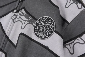 Glo Gang Glory Boyz Stripe Mask Full-Zip Hoodie9