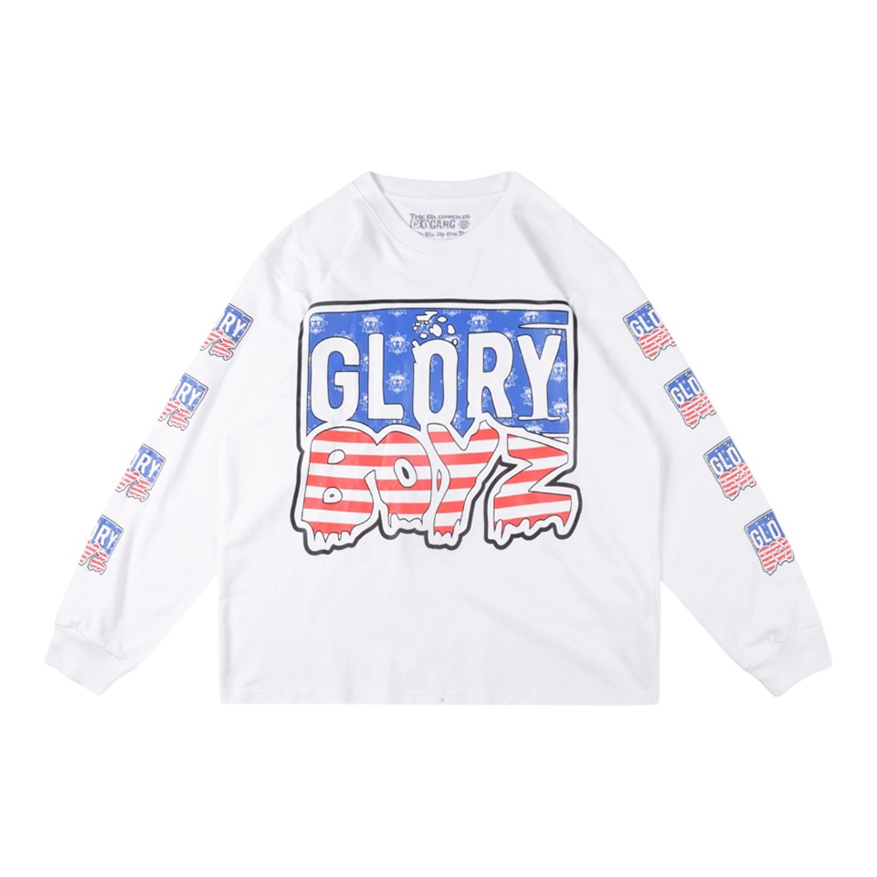 Glo Gang Glory Boyz White Graphic Shirt