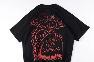 Glo Gang Graphic Independence Black T-shirt2