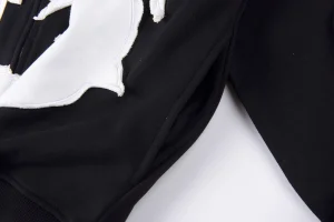 Glo Gang Rhinestone Split B Letter Black:White Hoodie8