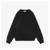 L Black Tonal Anagram Embroidered Sweatshirt