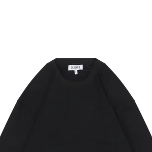 L Embroidered Anagram Pocket Shirt Black