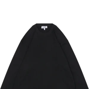 L Embroidered Anagram Pocket Shirt Black