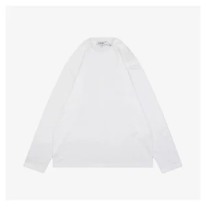L Embroidered Anagram Pocket Shirt White