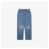 L Knee Logo Denim Pants