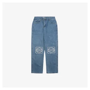 L Knee Logo Denim Pants