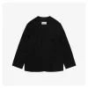 Maison Margiela Collarless Wool-Blend Suit Jacket