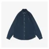 Ralph Lauren Pony Embroidered Denim Shirt - Dark Blue