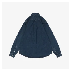 Ralph Lauren Pony Embroidered Denim Shirt - Dark Blue Back side