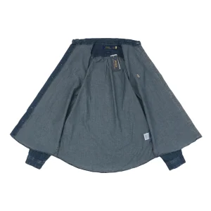 Ralph Lauren Pony Embroidered Denim Shirt - Dark Blue Inside