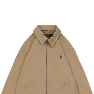 Ralph Lauren Pony Logo Zip-Up Jacket Brown