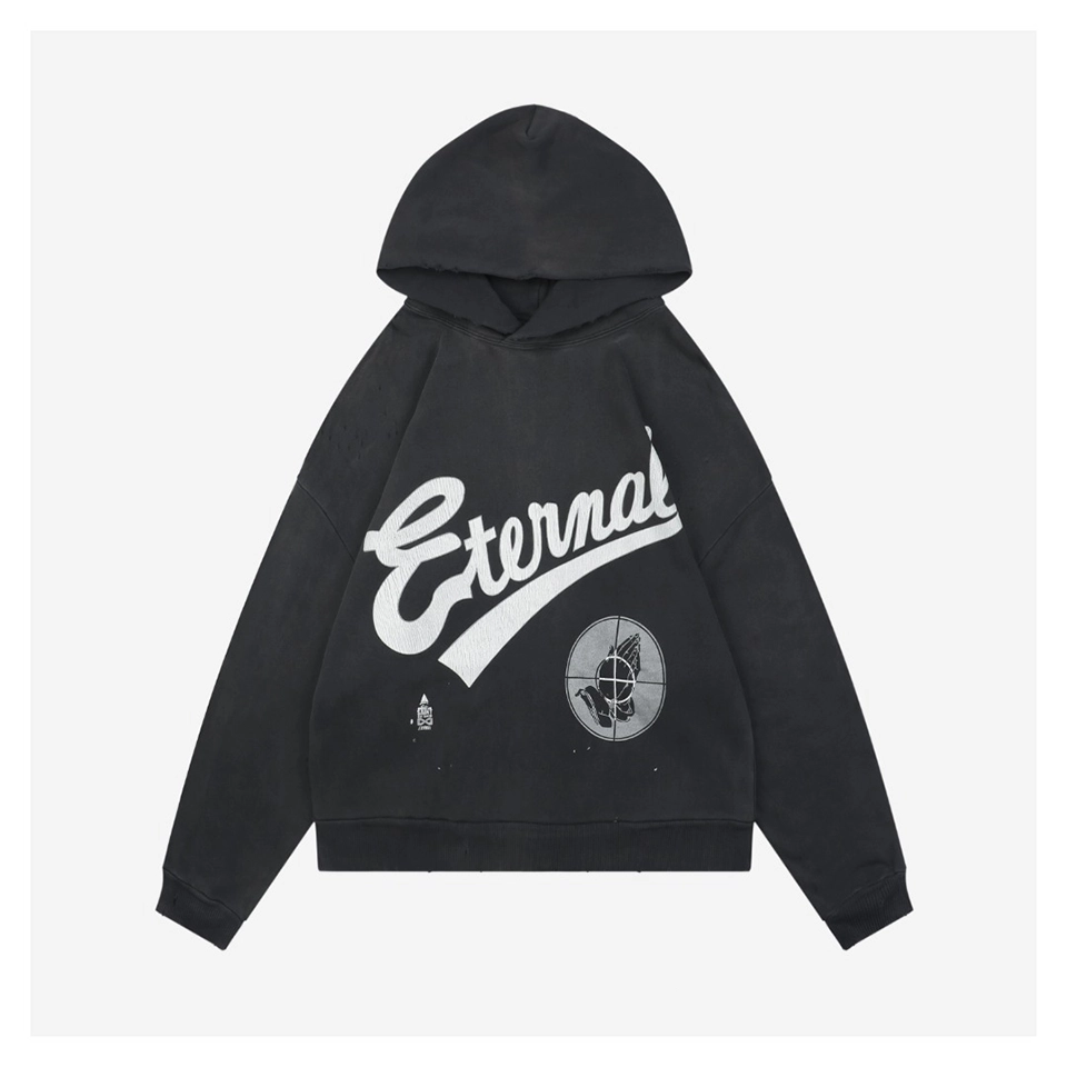 Saint Michael Crosshair Prayer Graphic Hoodie