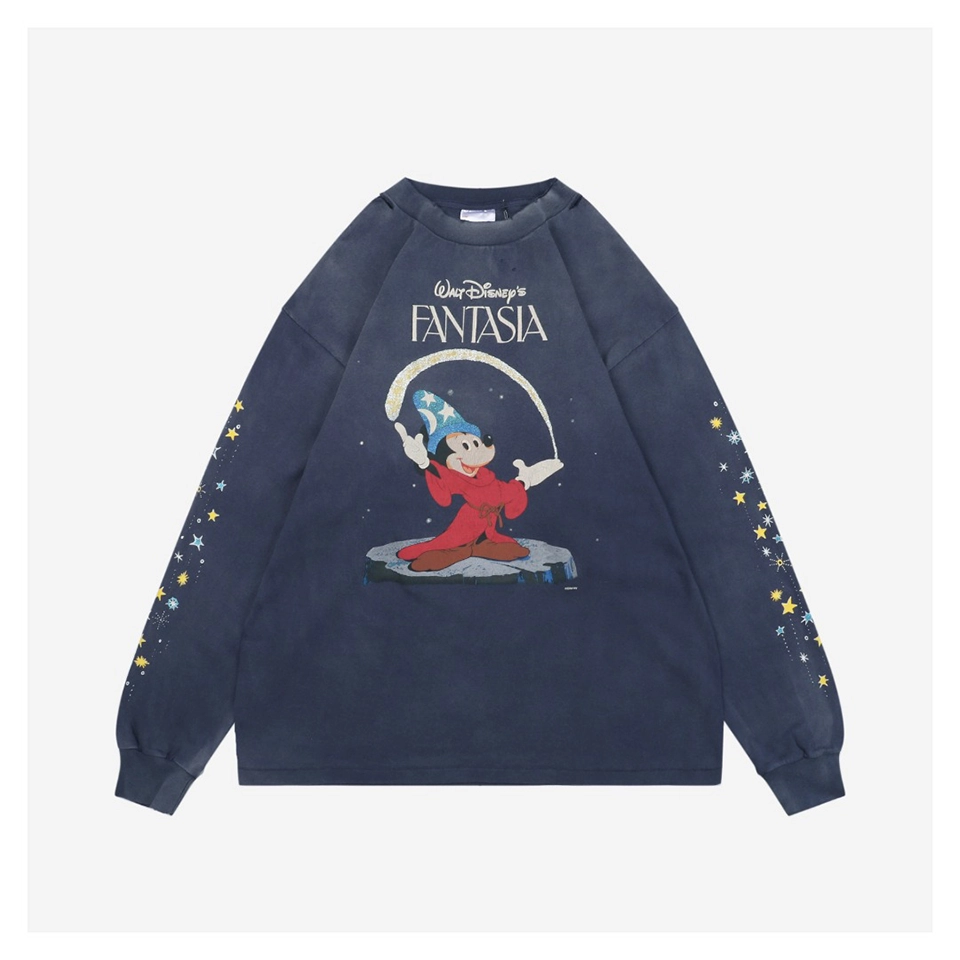 Saint Michael Fantasia Mickey Graphic Shirt