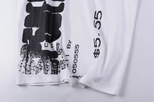 Sp5der Receipt Print White T-shirt2