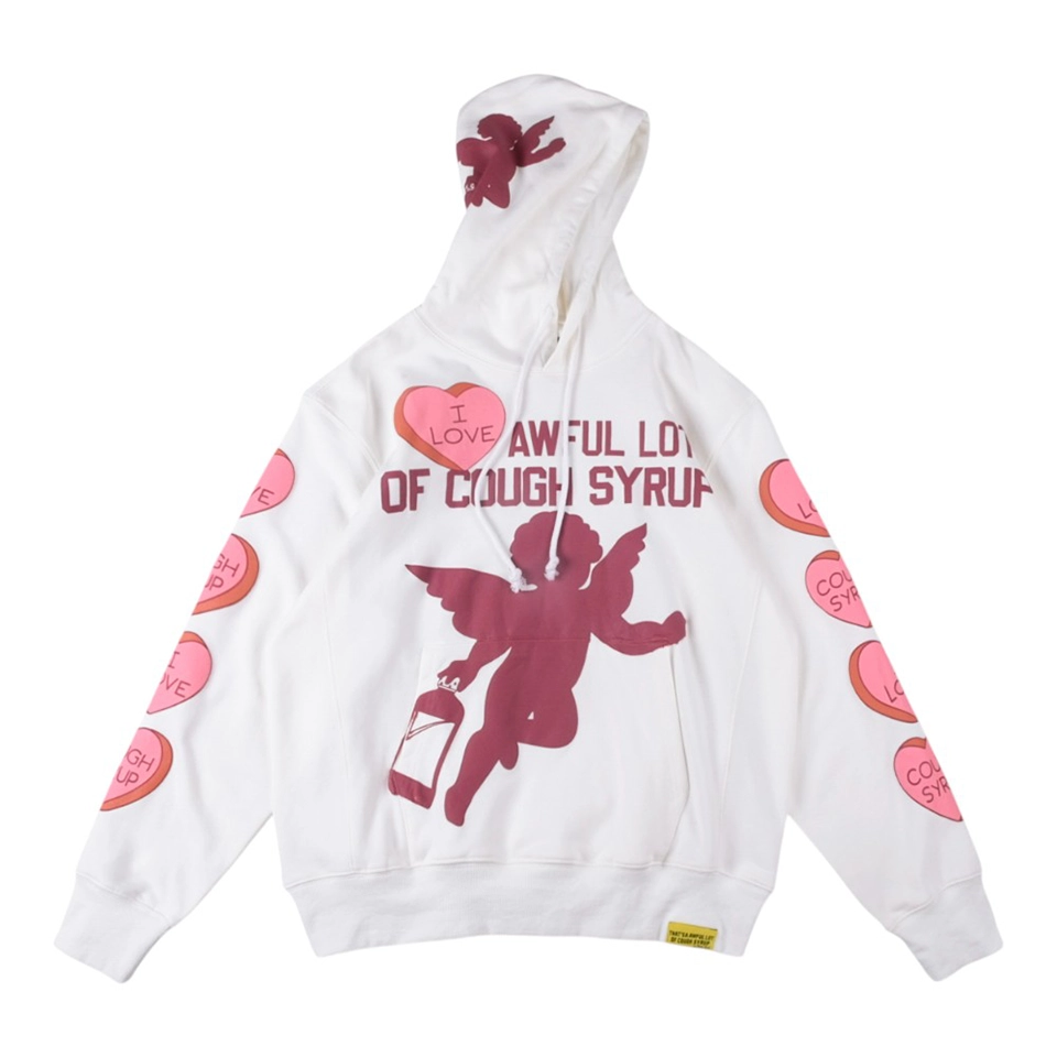 That’s A Awful Lot of Cough Syrup Cupid Graphic Hoodie