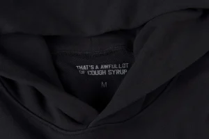 That’s A Awful Lot of Cough Syrup Oversized Black Hoodie1
