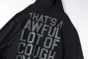 That’s A Awful Lot of Cough Syrup Oversized Black Hoodie4