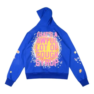 That’s A Awful Lot of Cough Syrup Space Eagle Blue Hoodie