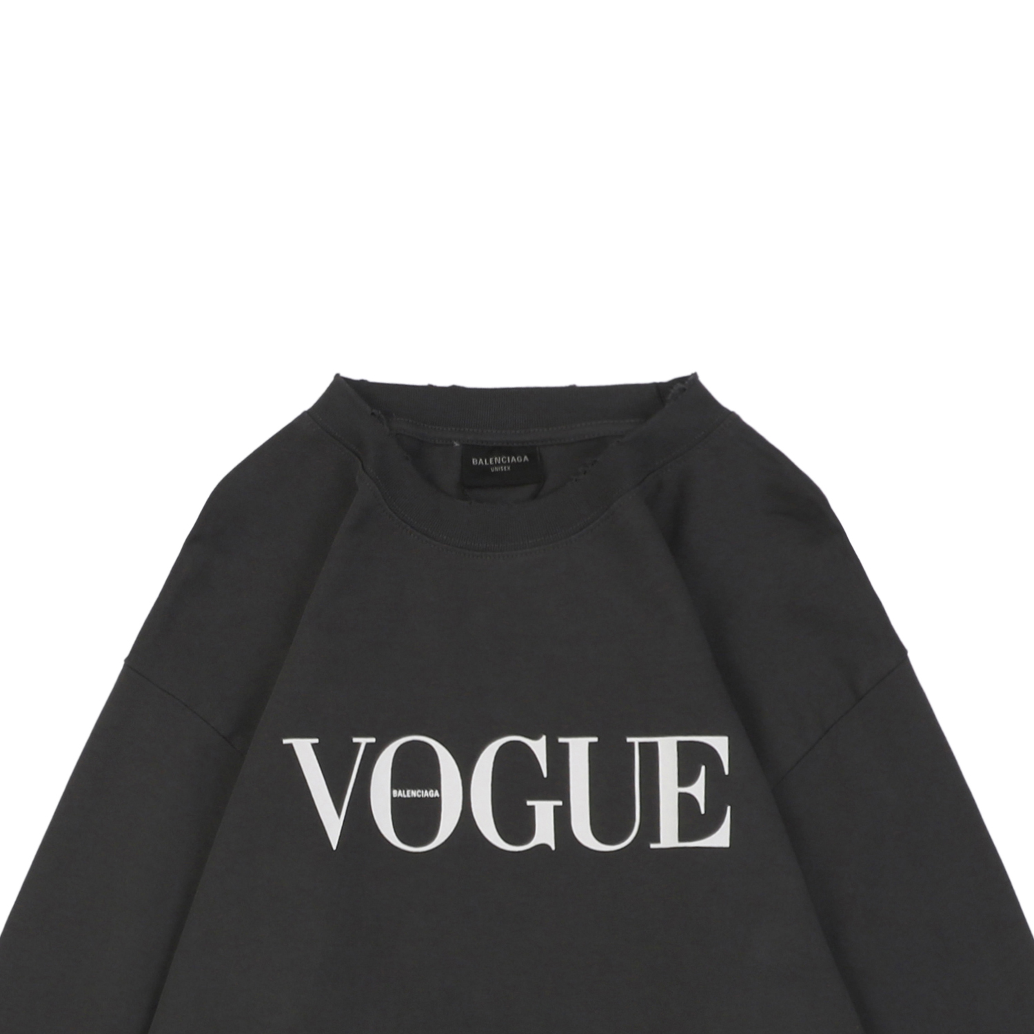 Balenciaga Vogue Graphic Print Shirt Black