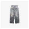 Acne Studios Destroyed Trompe-l’œil Denim Pants