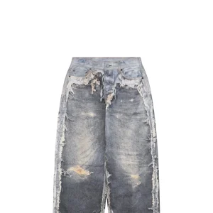 Acne Studios Destroyed Trompe-l’œil Denim Pants