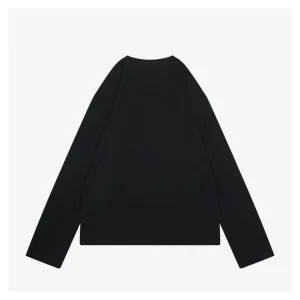Acne Studios Pocket Logo Print Shirt Black Back side