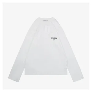 Acne Studios Pocket Logo Print Shirt White Front side