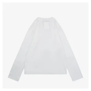 Acne Studios Pocket Logo Print Shirt White Back side