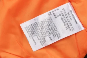 Adidas 3-Stripes Pocket Padded Jacket Wash tag