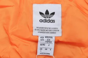 Adidas 3-Stripes Pocket Padded Jacket Logo tag