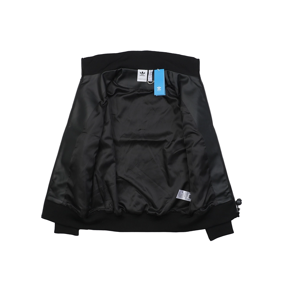 Adidas Faux Leather Embossed Track Jacket Inside