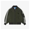 Adidas Three-Stripes Padded Flight Jacket Olive Green